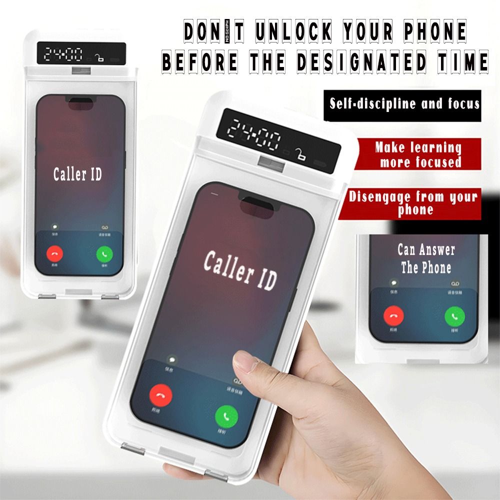 Medicine Cabinet Lock - صندوق قفل الهاتف المحمول مع مؤقت