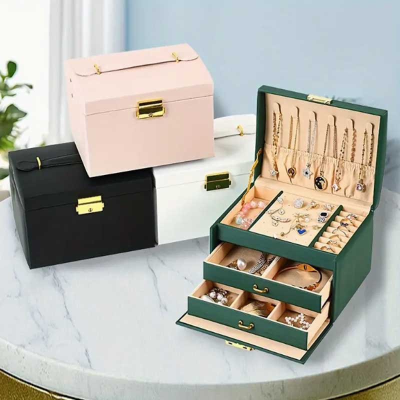 صندوق مجوهرات محمول بثلاثة أدر - مراجعة Lockbox Key Secure وسعره