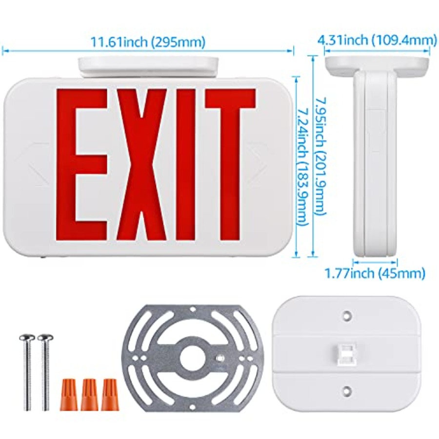 لافتة خروج LED، إضاءة خروج للط - مراجعة Emergency Exit Sign وسعره