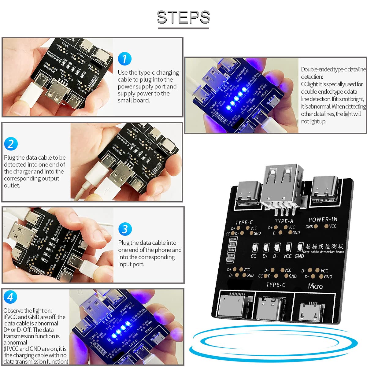 DT3 لوحة كشف كابل البيانات نوع - مراجعة Co Detector Plug وسعره