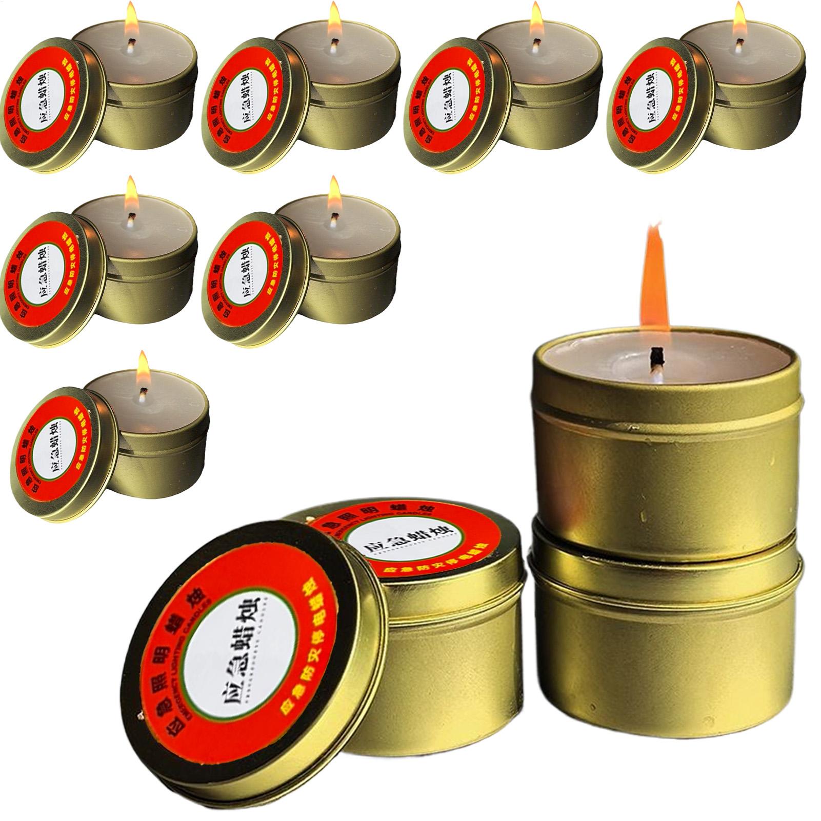 شموع طوارئ طويلة الأمد، 10 قطع - مراجعة Power Outage Light وسعره