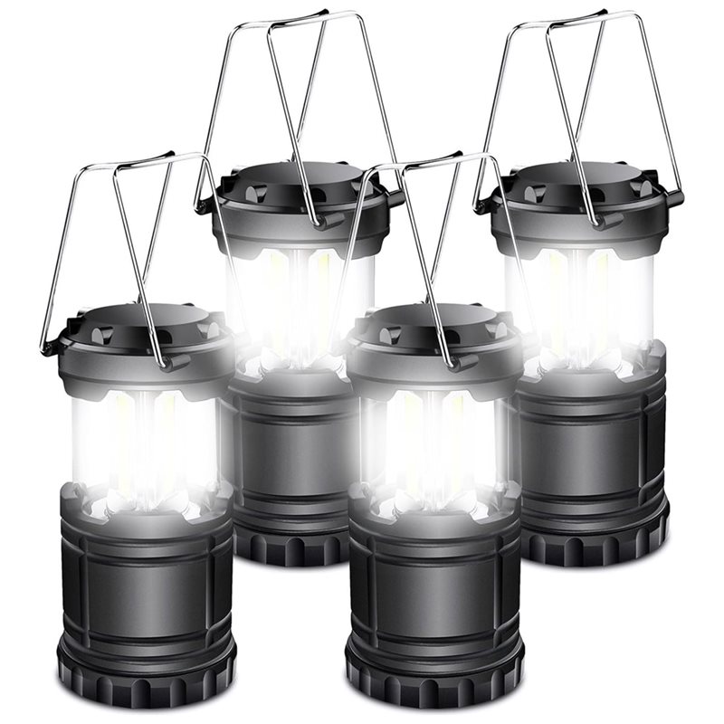 مجموعة من 4 فوانيس تخييم تعمل  - مراجعة Power Outage Light وسعره