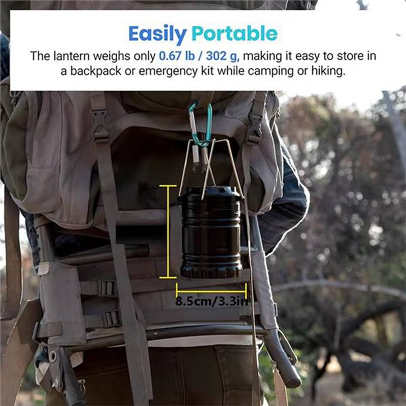 مجموعة من 4 فوانيس تخييم تعمل  - مراجعة Power Outage Light وسعره